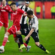 Cătălin Cîrjan (Dinamo) în duel cu Alex Chipciu (U Cluj). Foto: Cristi Preda (GSP)