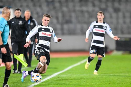 Andrei Gheorghiță a marcat primul gol într-un meci oficial pentru U Cluj/ foto Imago Images