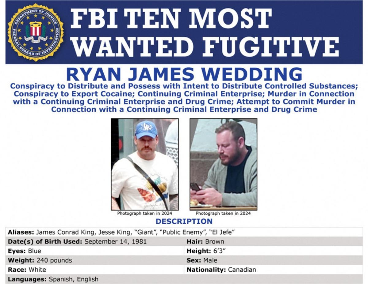 Ryan Wedding a fost arestat de FBI