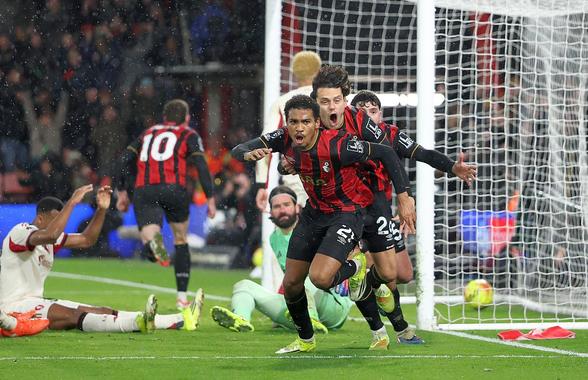 Bournemouth - Liverpool 3-2 » Final electrizant pe Vitality Stadium: au înscris golul victoriei în 90+5'!