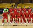 România - Groenlanda la futsal. Daniel Dinu, cu numărul 13 / Sursă foto: Futsal Week / frf.ro