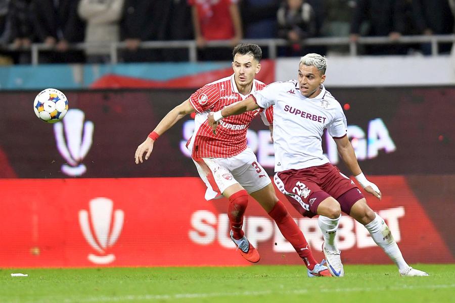 Raul Opruț, aici în derby-ul cu Rapid // foto: Imago Images Titlul e în vizor! Raul Opruț, eroul recent lui Dinamo: „Putem mai mult”