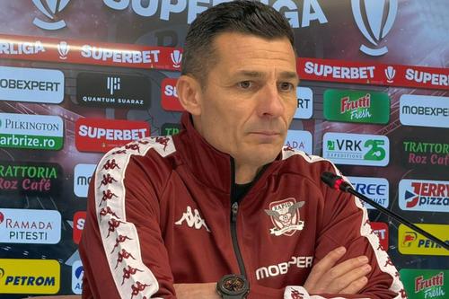 Costel Gâlcă, antrenorul de la Rapid
