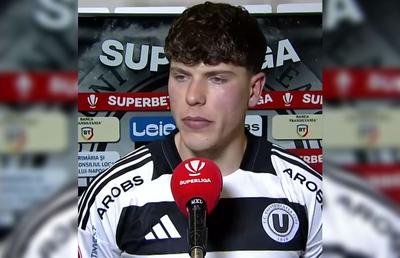 Andrei Coubiș a debutat la seniori pentru U Cluj: „Nu am urmărit Superliga înainte. A fost o surpriză”