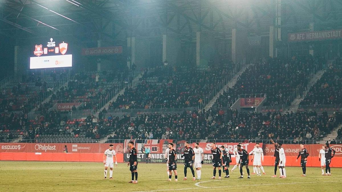 Hermannstadt - Dinamo, în imagini. Cele mai tari cadre ale partidei din „Parcul sub Arini”