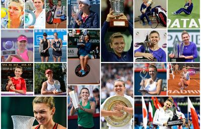 Simona Halep, la al 20-lea trofeu în 7 ani » Unde și când și-a obținut victoriile