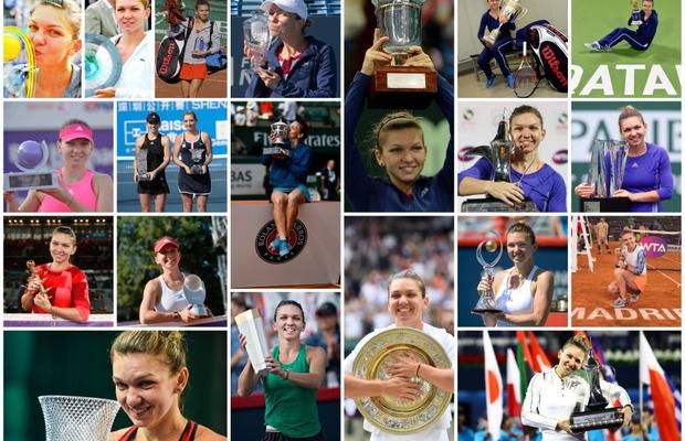 Simona Halep, la al 20-lea trofeu în 7 ani » Unde și când și-a obținut victoriile