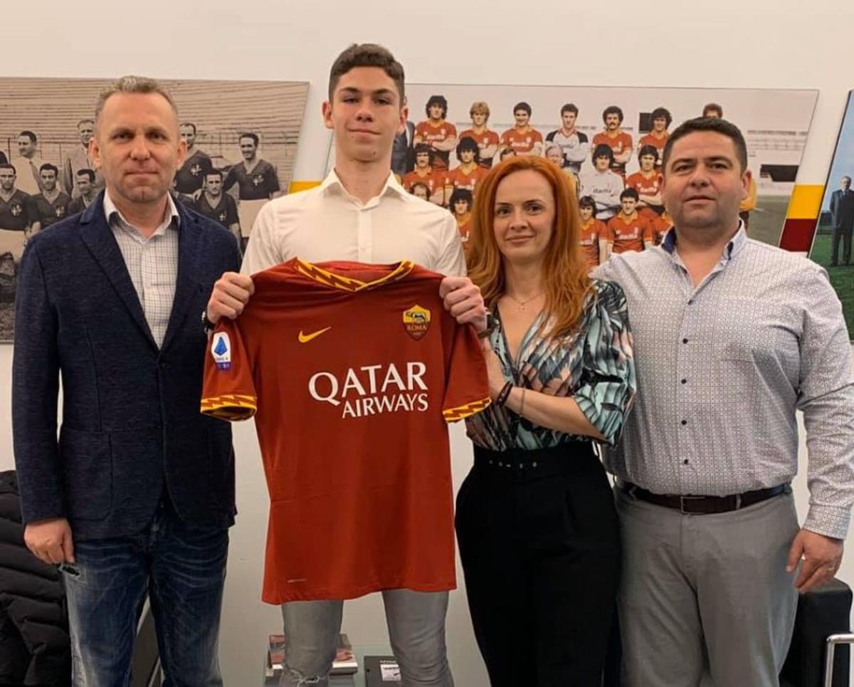 GALERIE FOTO Patrick Gânțe, transferat de AS Roma » Încă un român în Serie A