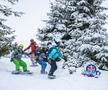 VIDEO+FOTO Imagini spectaculoase din dronă! Creasta Masivului Oslea a fost cucerită de cei mai buni schiori și snowboarderi