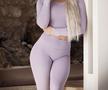 FOTO Ea e „Bianca Drăgușanu a Suediei” » Blonda senzațională a uimit Instagramul cu pozele în colanți, care nu lasă nimic imaginației