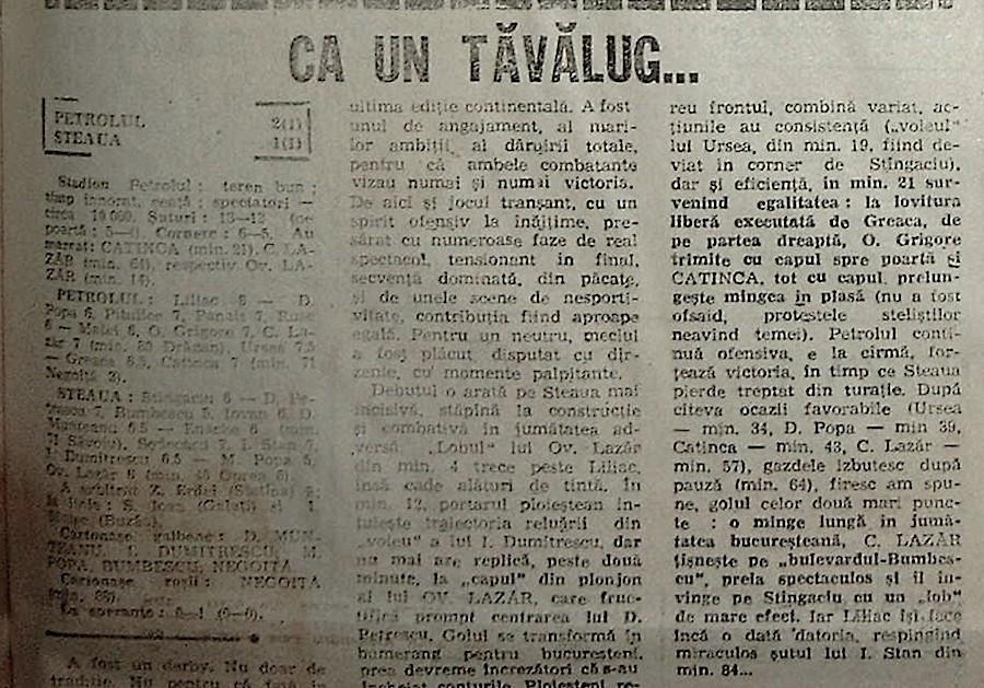 Cronica meciului Petrolul - Steaua 2-1, din decembrie 1990 EXCLUSIV Dezvăluiri incredibile despre presiunile MApN pe adversarii Stelei: „Eram șantajați. Ne-a chemat procurorul militar-șef. Aveam o anonimă”