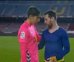 La finalul meciului Barcelona - Elche 3-0, portarul oaspeților, Edgar Badia, i-a cerut tricoul lui Leo Messi, autorul unei „duble” pe Camp Nou.