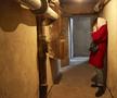O femeie din Kiev, refugiată în subsolul unei clădiri