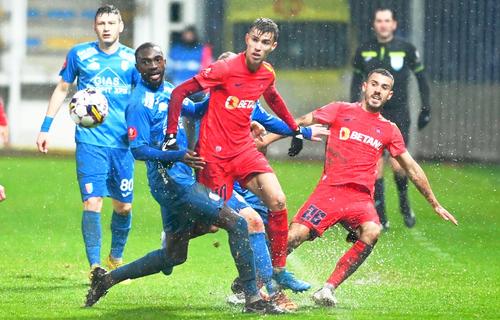 Jucătorii Chindiei contra FCSB, foto: Imago