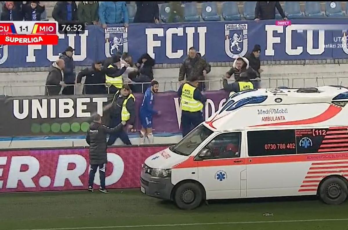 Noi scene dramatice la un meci al Craiovei » A fost nevoie de intervenția Ambulanței! De unde ar fi pornit totul