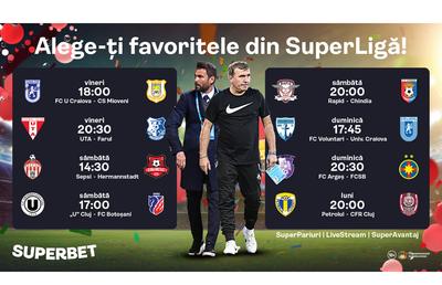 Prinde SuperCotele pentru etapa din SuperLigă!