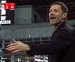 Reacția lui Xabi Alonso la bucuria lui Granit Xhaka după golul înscris în partida Leverkusen - Mainz, foto: captură de ecran YouTube Bundesliga
