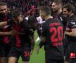Bucuria lui Granit Xhaka după golul înscris în partida Leverkusen - Mainz, foto: captură de ecran YouTube Bundesliga