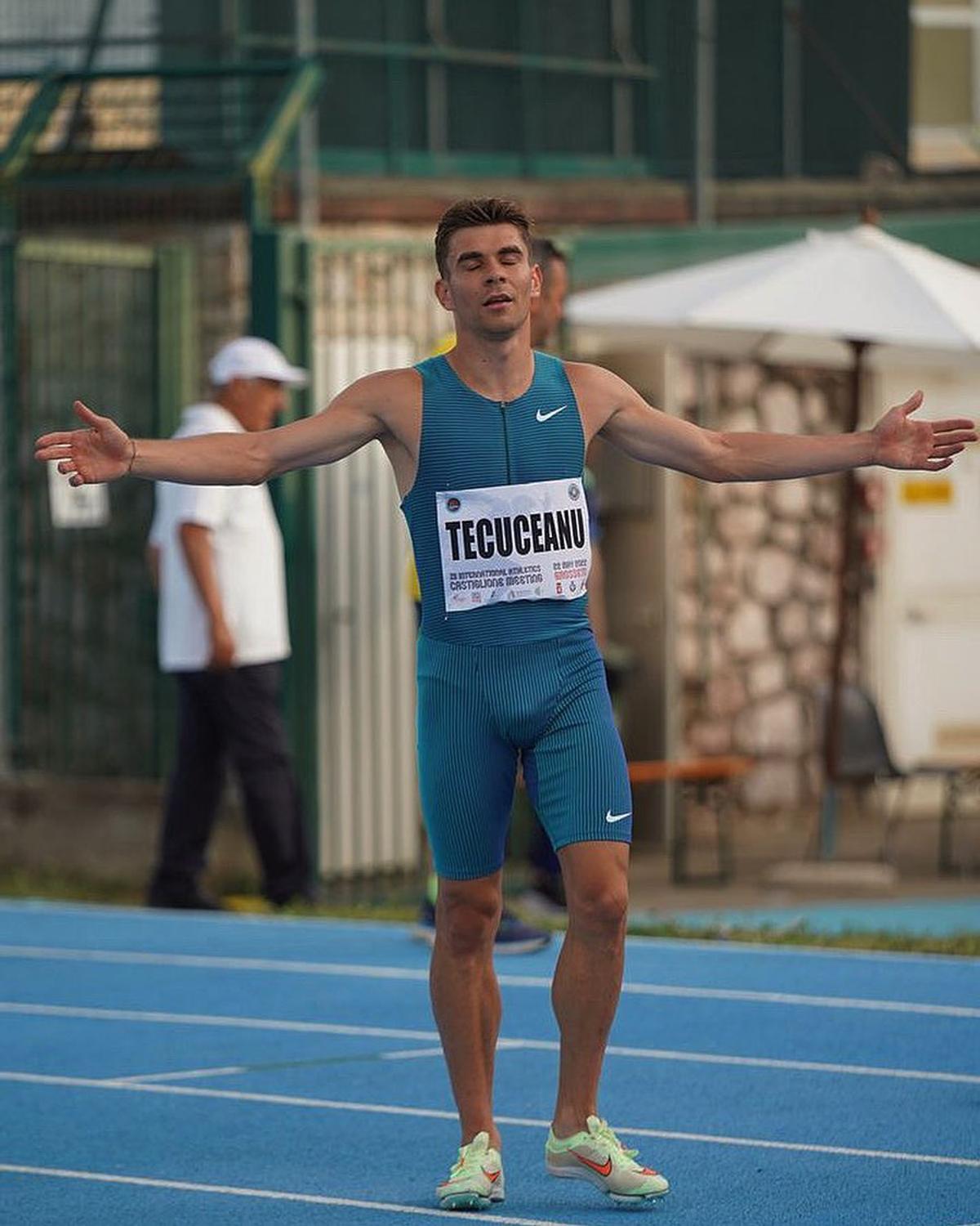 Atletul Cătălin Tecuceanu, eroul Italiei. Foto: Instagram