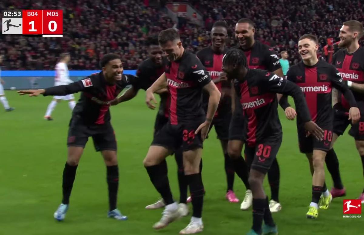 Xhaka a marcat și a pus în scenă o farsă! Xabi Alonso s-a speriat pe margine