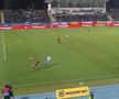 Cristian Săpunaru (39 de ani) a greșit flagrant în minutul 54 al meciului Poli Iași - Rapid, când giuleștenii erau în avantaj, scor 1-0 / FOTO: Captură TV @Orange Sport 1