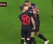 Bucuria lui Granit Xhaka după golul înscris în partida Leverkusen - Mainz, foto: captură de ecran YouTube Bundesliga