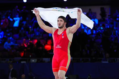 Rusul Abdulrashid Sadulaev (27 de ani), dublu campion olimpic la lupte, a oferit o reacție, după ce nu a fost lăsat să intre în România pentru a participa la Campionatul European, găzduit de București, în perioada 12 - 18 februarie. foto: Imago Images