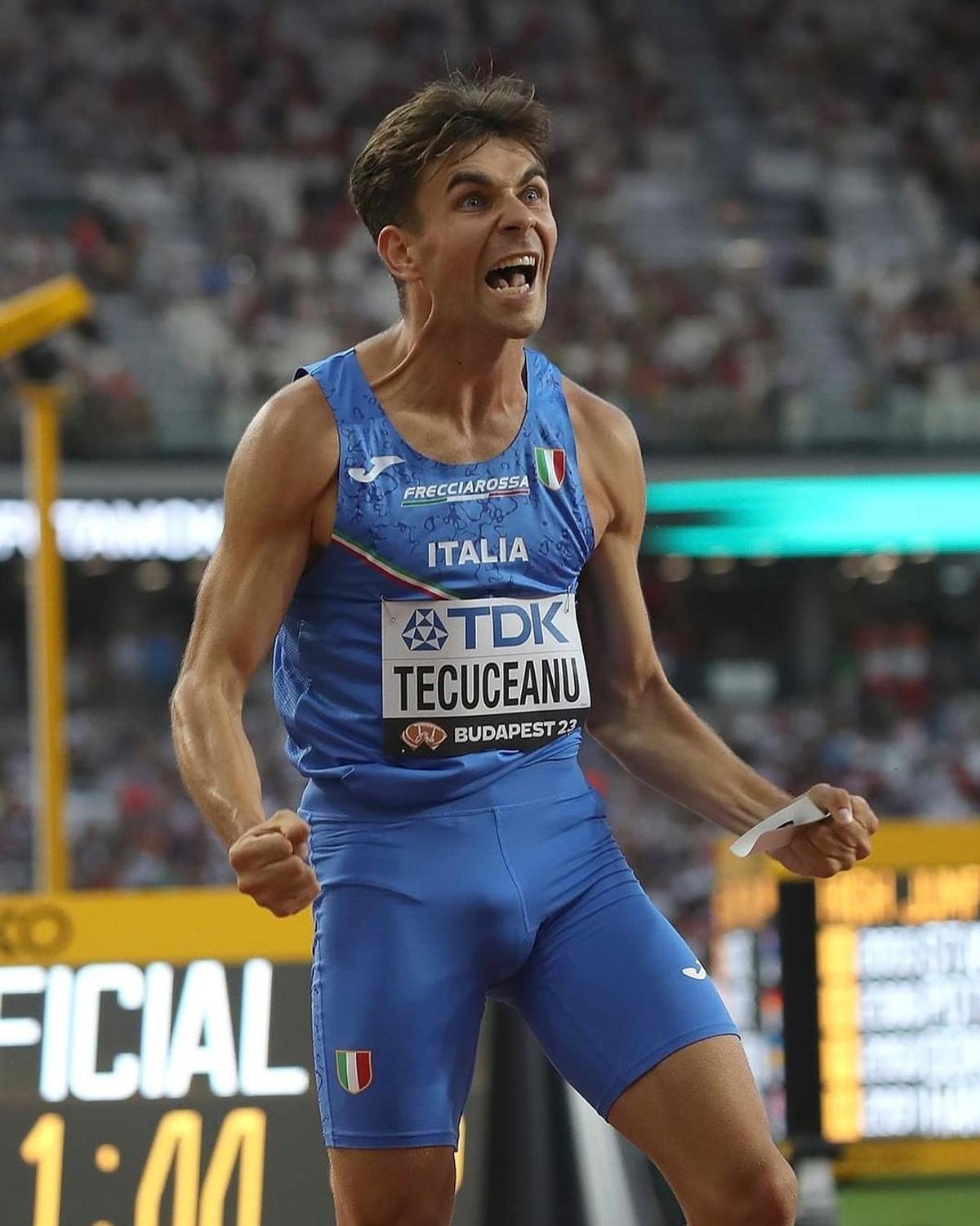 Atletul Cătălin Tecuceanu, eroul Italiei. Foto: Instagram