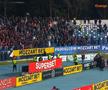 Poli Iași a învins-o pe Rapid, scor 3-1, în runda cu numărul 27 din Superligă. Galeria giuleșteană n-a acceptat eșecul și i-a gonit pe fotbaliști / FOTO: Captură TV @Orange Sport 1