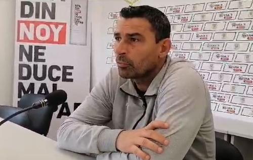 Eugen Trică (47 de ani) a fost supărat pe arbitraj la finalului primului pe banca lui CSM Alexandria, eșecul 0-1 de la Mioveni, din runda cu numărul 16 a ligii secunde.