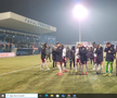 Imagini de la finalul meciului Farul - Rapid