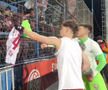 Imagini de la finalul meciului Farul - Rapid