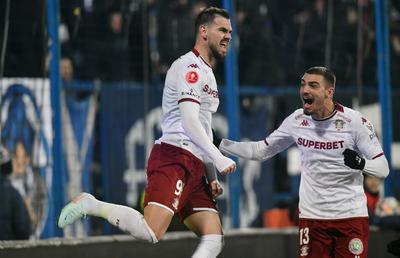 Rapid se repune pe șine la malul mării și este cu un picior în play-off: clasamentul ACUM