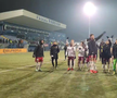 Imagini de la finalul meciului Farul - Rapid