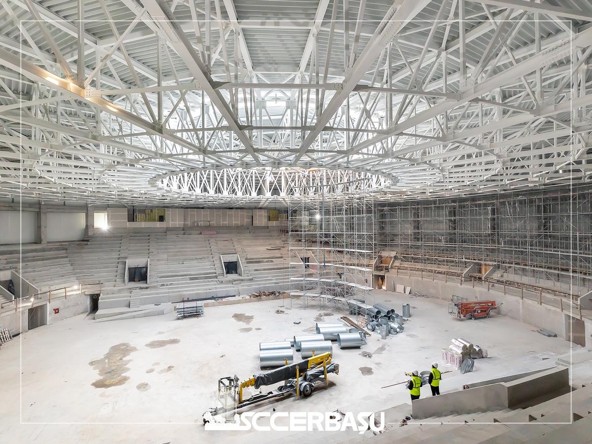 Un nou OZN în România, aproape de finalizare! Imagini impresionante cu arena de 25 de milioane de euro