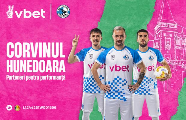 VBET devine partener oficial al echipei Corvinul Hunedoara