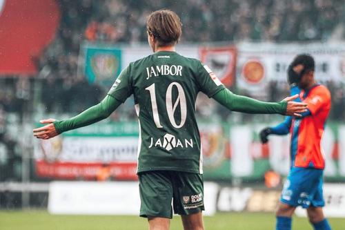 Timotej Jambor, eroul lui Slask în meciul Odra Opole // FOTO: Instagram