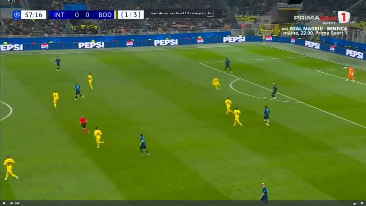 Manuel Akanji, gafă foarte mare în Inter Milano - Bodo/Glimt
