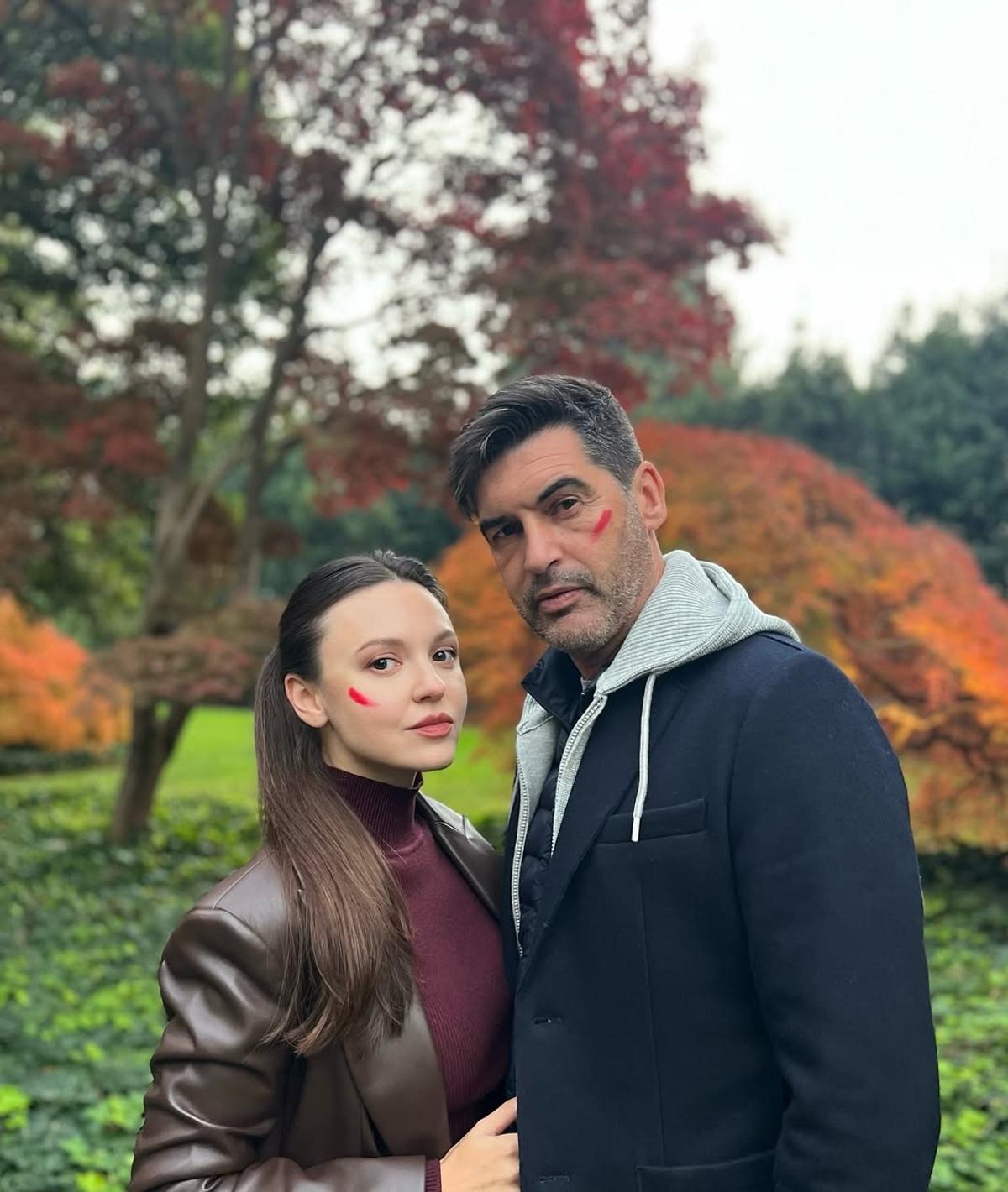 Kateryna, soția lui Paulo Fonseca, o ucraineană cu 18 ani mai tânără. Foto: Instagram