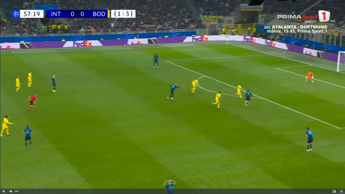 Manuel Akanji, gafă foarte mare în Inter Milano - Bodo/Glimt