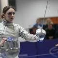 Amalia Covaliu înainte de un duel / Foto: EFC