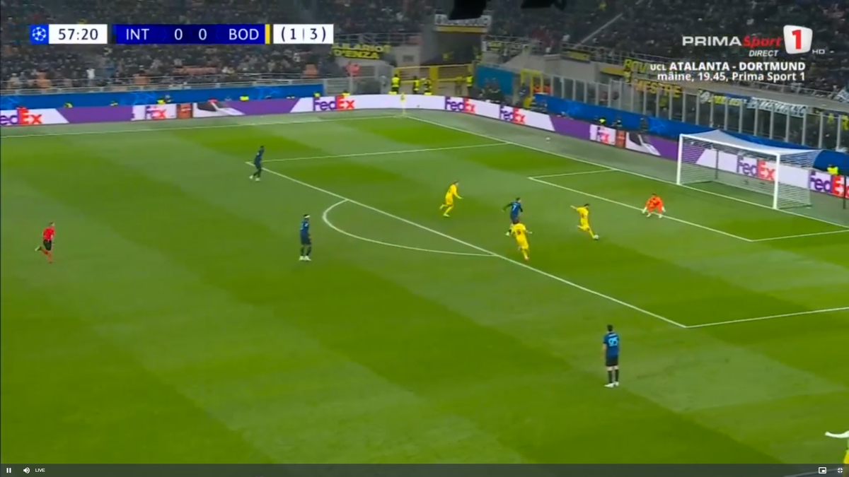 Manuel Akanji, gafă foarte mare în Inter Milano - Bodo/Glimt