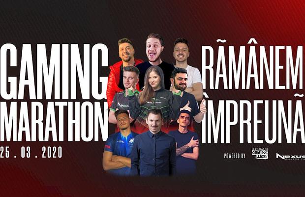 Gaming Marathon, eveniment de 12 ore de gaming! Youtuberi și gameri vor juca FIFA 20, League of Legends, Fortnite sau Counter Strike
