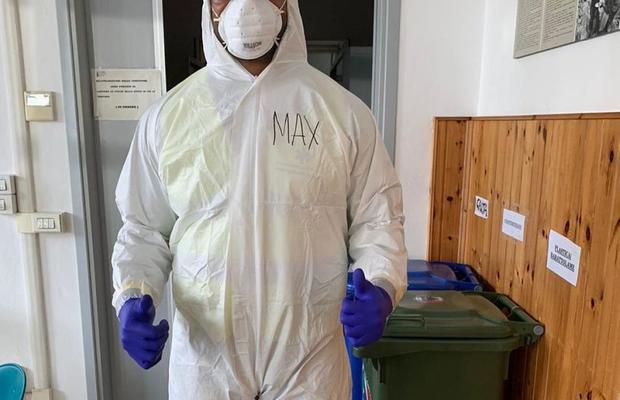 Jucător de „națională”, voluntar în prima linie împotriva coronavirusului: „Fără zi de pauză, ture de 12 sau 13 ore”