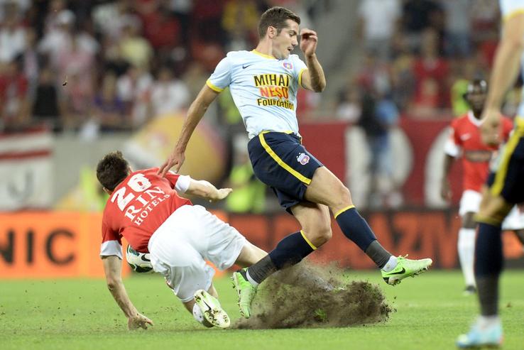 Alexandru Chipciu s-a „rupt” într-un meci cu Dinamo din 2013. FOTO: Arhivă Gazeta Sporturilor