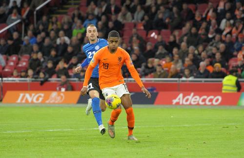 Myron Boadu a marcat 8 goluri pentru Olanda U21 în preliminariile acestui Euro FOTO Imago
