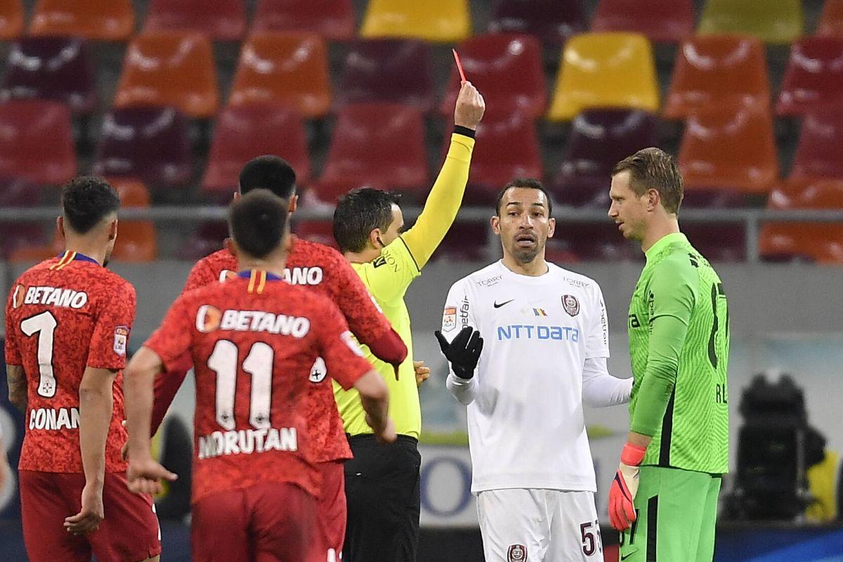 Arlauskis și-a aflat pedeapsa după „roșul” încasat cu FCSB