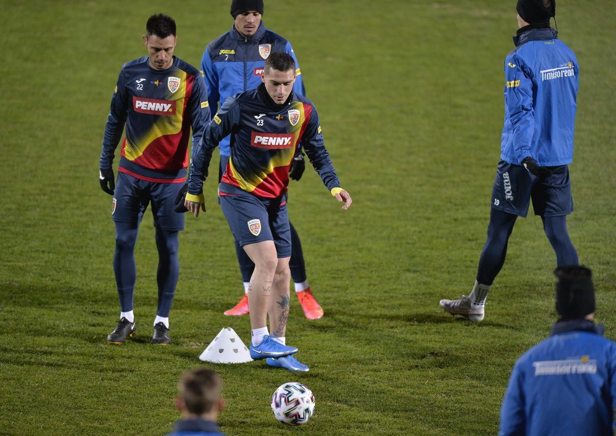 Antrenament oficial România - Macedonia de Nord