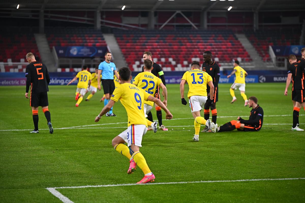 Aproape 1 milion de români cu ochii pe golul lui Ciobanu! Ce audiență a avut TVR 1 la meciul România U21 - Olanda U21