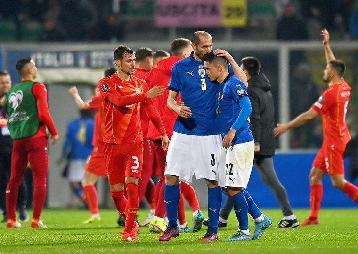 Italia - Macedonia de Nord 0-1 / Sursă foto: Guliver/Getty Images
